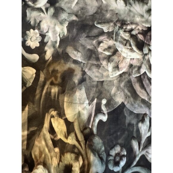 Soft Surroundings Naima Dress M Medium Long Sleeve Maxi Stretch Multi Floral NEW - Picture 4 of 16